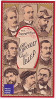 TOP Chromo Ibled- Henri Rochefort Clémenceau Floquet Richepin Daubigny Emile Zola Rousseau Georges Boulanger A58-72 - Ibled