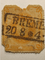 ALLEMAGNE - Anciens états - BREME - Année 1861-64 - N°5 - 2g Orange - Belle Oblitération (BREME 20-8-4) - Brême