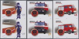 Angola: 2003/2004. Collection Containing 47 IMPERFORATE Stamps (inclusive Some S - Angola