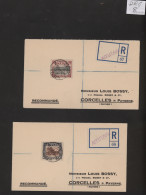 Cook Islands: 1903/1937, Small Lot Of Eight Registered Covers From AITUTAKI And - Cookinseln