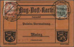 Zeppelin Mail - Germany: 1909/1975 (ca.), Schöne Partie Von über 110 Zeppelin- U - Poste Aérienne & Zeppelin