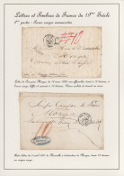 France -  Pre Adhesives  / Stampless Covers: 1829/1862, Petty Collection Of 14 S - 1849-1876: Période Classique