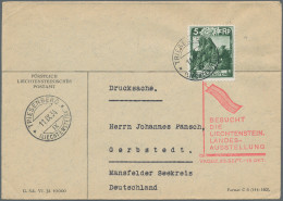 Liechtenstein: 1930, Sauberes Lot über 30 Briefen Und Karten Der Kosel-Freimarke - Collections