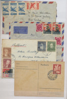 Europe: 1904/1955, More Than 260 Interesting Covers And Postal Stationeries, Mos - Autres - Europe