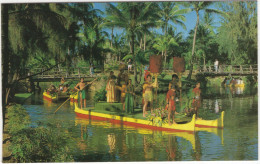 Colourful Canoe Pagent - Polynesian Cultural Center, Laie, Oahu - (USA) - Oahu