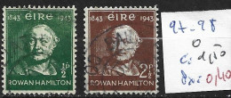 IRLANDE 97-98 Oblitérés Côte 1.50 € - Used Stamps