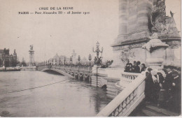 FRANCE - Crue De La Seine PARIS - Pont Alexandre Iii - 28th January 1910 - Inundaciones