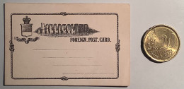 Helgoland 1880-1890 Seltene Kinderpost Ganzsache  (Heligoland Poste Enfantine, Childreens Post - Heligoland