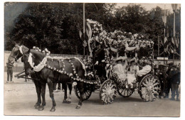 Carrosse Fleuri. Carte Photo Animée Non Située - Carnival