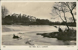 UK - CARDIFF - THE WEIR - LLANDAFF - PUB. ERNEST T. BUSH - THE ROYAL PHOTO.  - MAILED 1920s  (17410) - Glamorgan