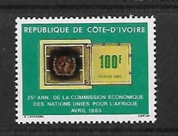 COTE D'IVOIRE 1983 Commission économique Des Nations Unies  YVERT N°659 NEUF MNH** - Rubens