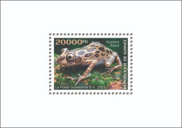 GUINEA GUINEE 2023 - SHEET 1V - AMPHIBIANS - FROGS FROG GRENOUILLES GRENOUILLE - LUXE MNH - Ranas