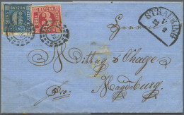 Bayern - Marken Und Briefe: 1857/1870 (ca.), Partie Von 23 Briefen, Unterschiedl - Sonstige & Ohne Zuordnung