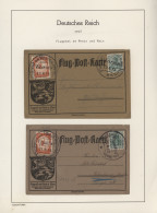 Deutsches Reich - Germania: 1912, Flugpost Rhein/Main, Saubere Kleine Sammlung V - Verzamelingen