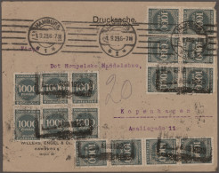 Deutsches Reich - Inflation: 1920/1923 Rund 50 Briefe Und Postkarten Mit Reinen - Sammlungen