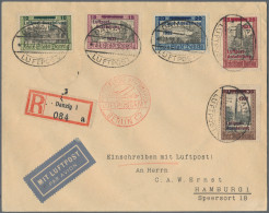 Danzig: 1920/1938 (ca), Bestand Von Rund 100 Belegen Mit Dekorativen Und Seltene - Other & Unclassified