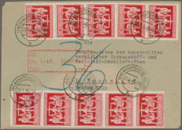 Deutschland Nach 1945: 1945/1971 (ca.), Schöne Und Attraktive Belegesammlung Von - Sammlungen