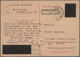 Alliierte Besetzung - Aufbrauchsausgaben: Französische Zone: 1945/1946, Partie V - Other & Unclassified