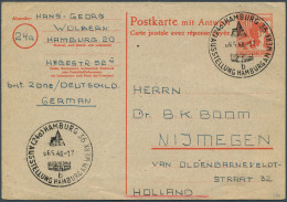 Alliierte Besetzung - Ganzsachen: 1948, Auslandskarte 30 Pfg. Arbeiter, Partie V - Sonstige & Ohne Zuordnung