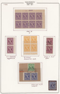 Bizone: 1945/1948, Umfangreiche Spezial-Sammlung AM-Post In Einem Ringbinder Mit - Other & Unclassified