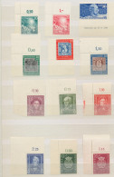 Bundesrepublik Deutschland: 1949/1955, BOGENECKEN, Postfrische Sammlung Von Nur - Verzamelingen