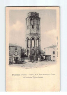 CHARROUX : Ruines De La Tour Centrale Du Choeur De L'ancienne Eglise Abbatiale - état - Charroux