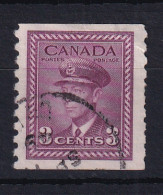 Canada: 1942/48   War Effort  [Coil]  SG398    3c   [Imperf X Perf: 9½]     Used  - Gebraucht