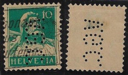 Switzerland 1927/1941 Stamp Perfin V.G.C. By J. Véron Grauer & Co International Transport From Basel Geneve Lochung - Perfin