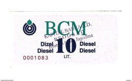 *serbia Belgrad Bcm Banka 10 Liter Diesel  S60 - Serbia