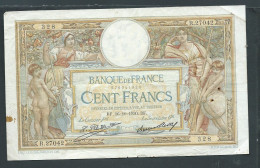 BILLET DE BANQUE Billet 100 Francs LUC OLIVIER MERSON - BF.16/10/1930.BF  R.27042 328  Laura 14507 - 100 F 1908-1939 ''Luc Olivier Merson''