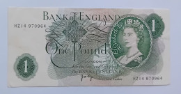 GREAT BRITAIN - 1 POUND - 1960-1978 - XF - P  374 - BANKNOTES - PAPER MONEY - CARTAMONETA - - 1 Pound