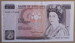 GREAT BRITAIN - 10 POUND - 1980 - XF - P  379 - BANKNOTES - PAPER MONEY - CARTAMONETA - - 10 Pounds