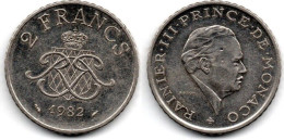 MA 29896 / Monaco 2 Francs 1982 TTB - 1960-2001 Francos Nuevos