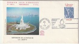 ETATS UNIS - FDC - 1986 - 1981-1990