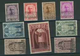 Cardinal Mercier Surcharge BRAINE-L'ALLEUD (Collegio) - N°374A/74K* Neuf Charniéré (MH) + Certificat P. Kaiser - Unused Stamps