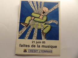 Autocollant Faites De La Musique Crédit Lyonnais - Other & Unclassified