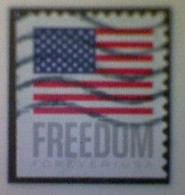 United States, Scott #5791, Used(o) Booklet, 2023, Flag Definitive: Freedom Flag, (63¢) Forever - Used Stamps