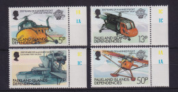 Falkland-Inseln Dependencies 1983 Luftfahrt Mi.-Nr. 117-120 Postfrisch ** - Zuid-Georgia