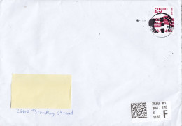 Denmark TERMINAL TAASTRUP 2024 Cover Brief Lettre BRØNDBY STRAND 25.00 Kr. INDLAND Brand New Stamp - Cartas & Documentos