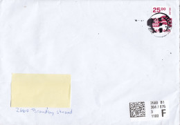 Denmark TERMINAL TAASTRUP 2024 Cover Brief Lettre BRØNDBY STRAND 25.00 Kr. INDLAND Brand New Stamp - Brieven En Documenten