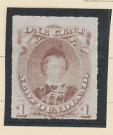 TERRE-NEUVE -N°35 - 1 Cent BRUN ROUGE - NSG - PERCÉ EN LIGNE - 1876-79 - 1865-1902
