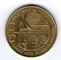 Jeton, Médaille Touristique De La Monnaie De Paris 50 Sainte Mère Eglise 6 Juin 1944 / Airborne Muséum 2020 - 2020