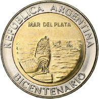 Argentine, Peso, Mar Del Plata, 2010, Bimétallique, SPL, KM:160 - Argentina