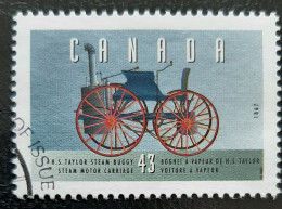 Canada 1993  USED  Sc1490a   43c  Historic Vehicles - 1, Taylor Steam Buggy - Used Stamps
