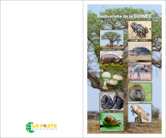 GUINEA 2023 BOOKLET M/S 10V - FROGS FROG BAOBAB HIPPOPOTAMUS TURTLES TURTLE MUSHROOMS MONKEYS SHELLS OWLS HYENA - MNH - Ranas