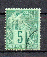 Col40 Colonies Alphée 1881 N° 49 Oblitéré Cote 4,00€ - Alphée Dubois