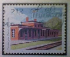 United States, Scott #5761, Used(o), 2023, Railway Stations: Tamaqua Station, Forever (63¢), Multicolored - Used Stamps