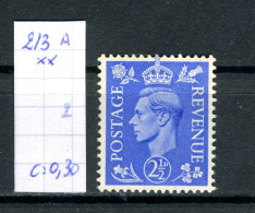 Grande-Bretagne    N° 213A Xx - Unused Stamps
