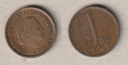 00149) Niederlande, 1 Cent 1959 - 1948-1980: Juliana