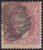 Spain 1870 Sc 164 España Ed 105 Used Heavy Cancel - Usados